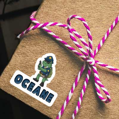 Sticker Officer Oceane Notebook Sticker Officer Oceane Gift package Image