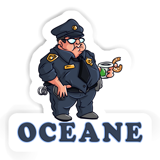 Sticker Polizist Oceane Notebook Sticker Polizist Oceane Notebook Image