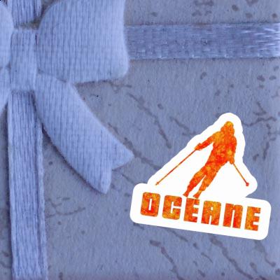 Oceane Sticker Skifahrerin Laptop Oceane Sticker Skifahrerin Laptop Image