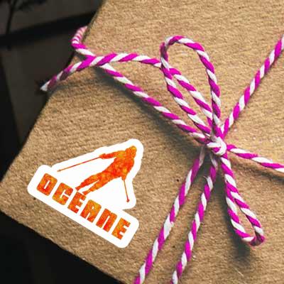 Oceane Sticker Skifahrerin Notebook Oceane Sticker Skifahrerin Gift package Image