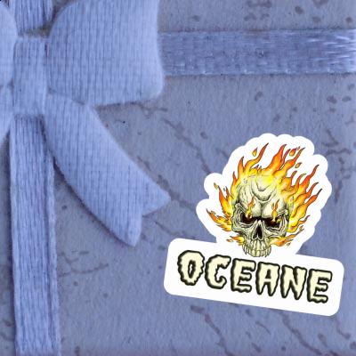 Sticker Skull Oceane Notebook Sticker Skull Oceane Notebook Image