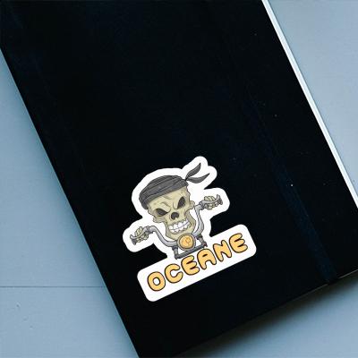 Sticker Motorradfahrer Oceane Notebook Sticker Motorradfahrer Oceane Gift package Image
