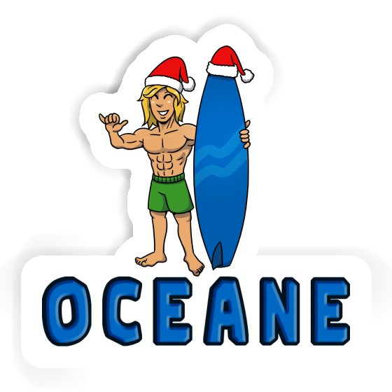 Surfer Sticker Oceane Notebook Surfer Sticker Oceane Gift package Image