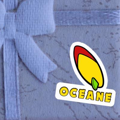 Planche de surf Autocollant Oceane Laptop Planche de surf Autocollant Oceane Laptop Image
