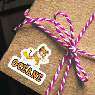 Ice-Hockey Player Sticker Oceane Notebook Ice-Hockey Player Sticker Oceane Gift package Image