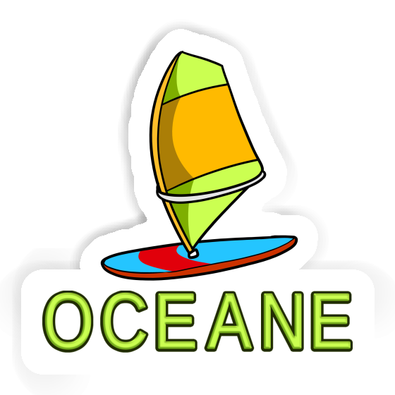 Aufkleber Oceane Windsurfbrett Laptop Aufkleber Oceane Windsurfbrett Laptop Image
