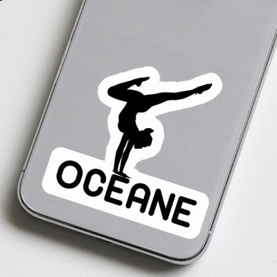 Sticker Oceane Yoga Woman Notebook Sticker Oceane Yoga Woman Gift package Image