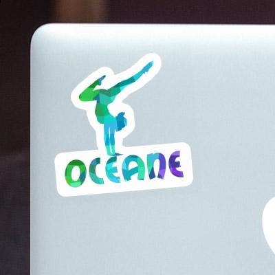Sticker Yoga-Frau Oceane Notebook Sticker Yoga-Frau Oceane Gift package Image