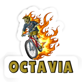 Octavia Sticker Biker Image