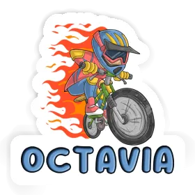 Sticker Octavia Freeride Biker Image