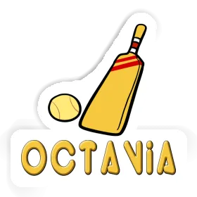 Aufkleber Kricketschläger Octavia Image