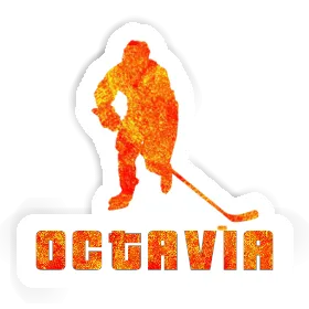 Octavia Autocollant Joueur de hockey Image