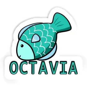 Autocollant Poisson Octavia Image