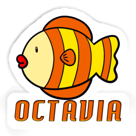 Autocollant Poisson Octavia Image