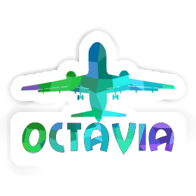 Autocollant Jumbo-Jet Octavia Image