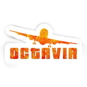 Octavia Autocollant Avion Image