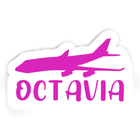 Autocollant Jumbo-Jet Octavia Image
