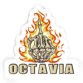 Doigt du milieu Autocollant Octavia Image