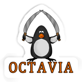 Fighting Penguin Sticker Octavia Image