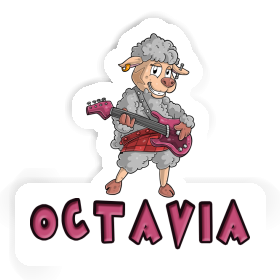 Sticker Guitarist Octavia Image