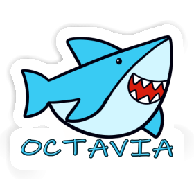 Autocollant Requin Octavia Image