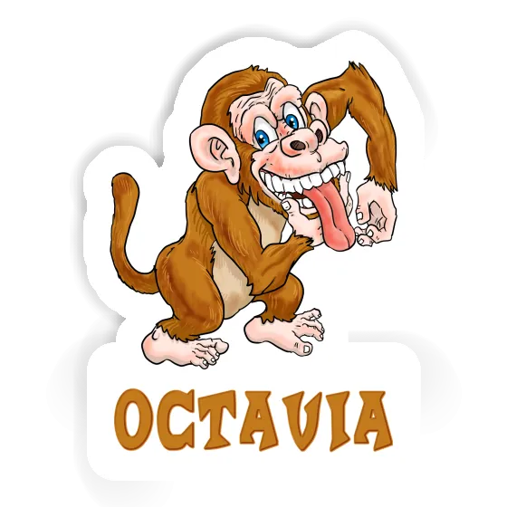 Octavia Sticker Ape Notebook Octavia Sticker Ape Notebook Image