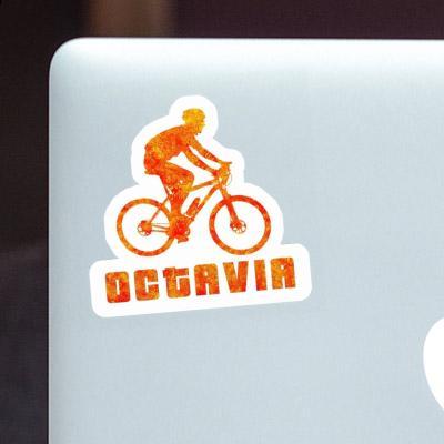 Octavia Aufkleber Biker Notebook Image