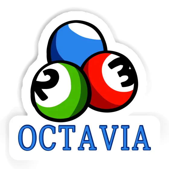 Octavia Sticker Billiard Ball Octavia Sticker Billiard Ball Image