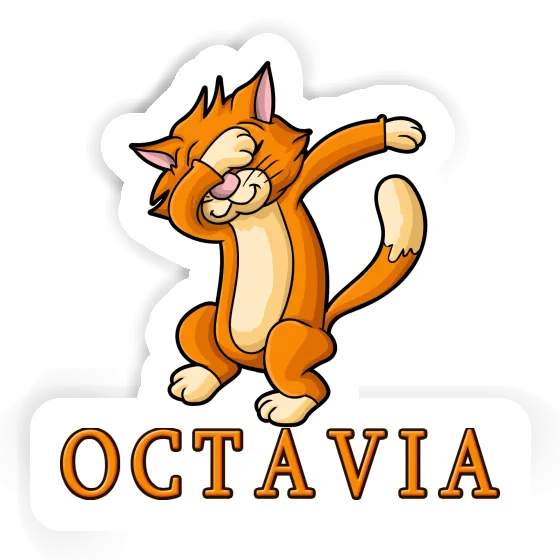 Chat Autocollant Octavia Laptop Chat Autocollant Octavia Laptop Image