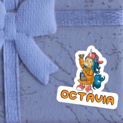 Autocollant Octavia Licorne hip-hop Image