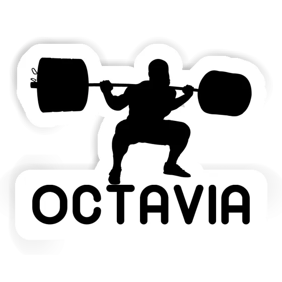 Sticker Octavia Weightlifter Laptop Sticker Octavia Weightlifter Laptop Image