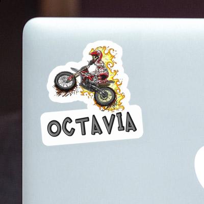 Motocrosser Autocollant Octavia Image