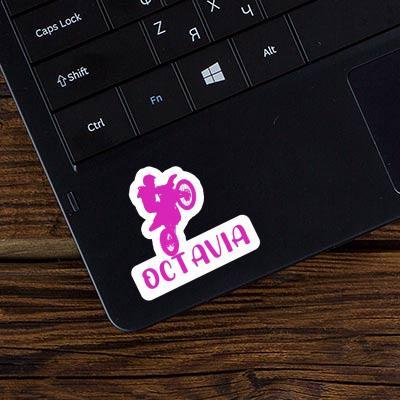 Aufkleber Octavia Motocross-Fahrer Laptop Aufkleber Octavia Motocross-Fahrer Laptop Image