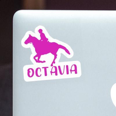 Autocollant Cavalière Octavia Notebook Image
