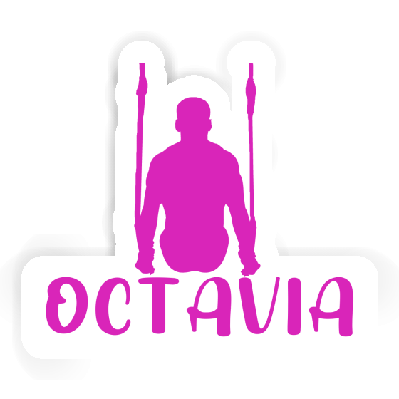 Autocollant Octavia Gymnaste aux anneaux Notebook Autocollant Octavia Gymnaste aux anneaux Gift package Image