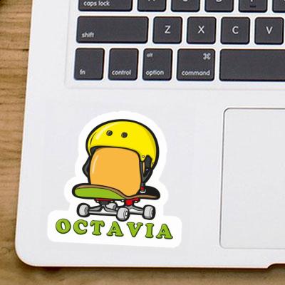 Octavia Sticker Skateboard Egg Notebook Octavia Sticker Skateboard Egg Gift package Image