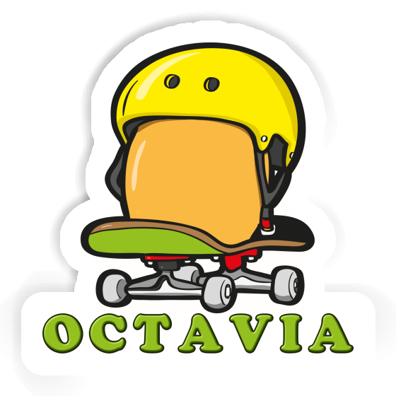 Octavia Sticker Skateboard Egg Notebook Octavia Sticker Skateboard Egg Gift package Image