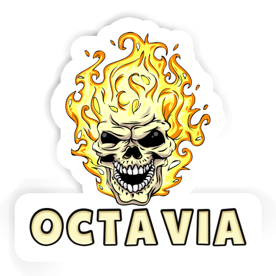 Autocollant Octavia Tête de feu Notebook Autocollant Octavia Tête de feu Gift package Image
