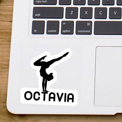 Octavia Autocollant Femme de yoga Notebook Octavia Autocollant Femme de yoga Notebook Image