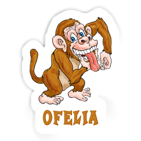 Autocollant Ofelia Singe Image