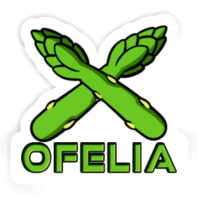 Ofelia Autocollant Asperge Image