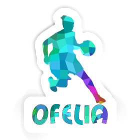 Ofelia Sticker Basketball Player Image
