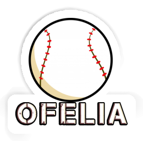 Baseball Aufkleber Ofelia Image