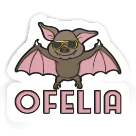 Ofelia Sticker Fledermaus Image