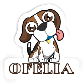 Ofelia Autocollant Beagle Image