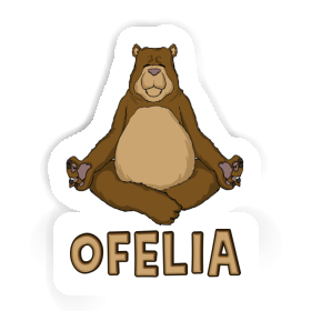 Ofelia Sticker Yoga-Bär Image