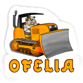Sticker Ofelia Bulldozer Image