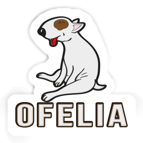 Autocollant Ofelia Bull Terrier Image