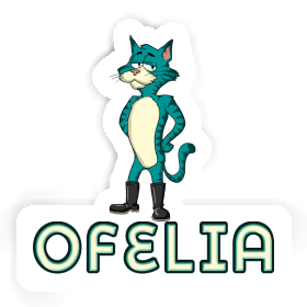 Katze Aufkleber Ofelia Image