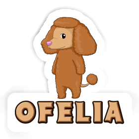 Caniche Autocollant Ofelia Image